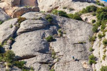 Rock climbing Montserrat