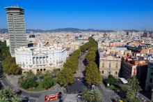 La Rambla de Barcelona, Sagrada Familia, Torre Colon