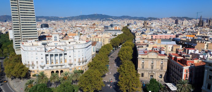 La Rambla de Barcelona, Sagrada Familia, Torre Colon