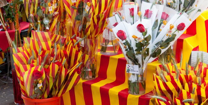 Rosen zum Dia de Sant Jordi