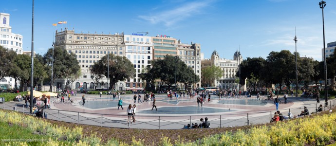 Panorama Plaça Catalunya